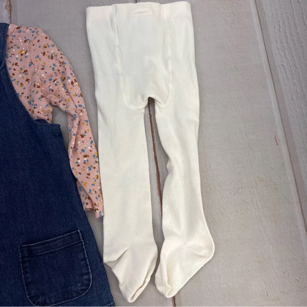 Baby 3-Piece Tee & Chambray Jumper Set SIZE 24M‎